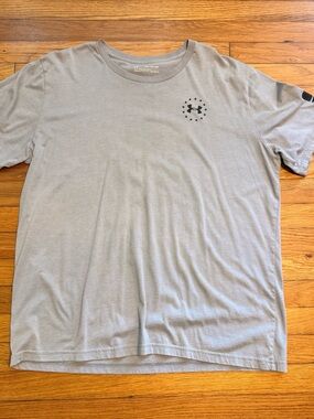 Under Armour Light Gray Short Sleeve Performance Tee